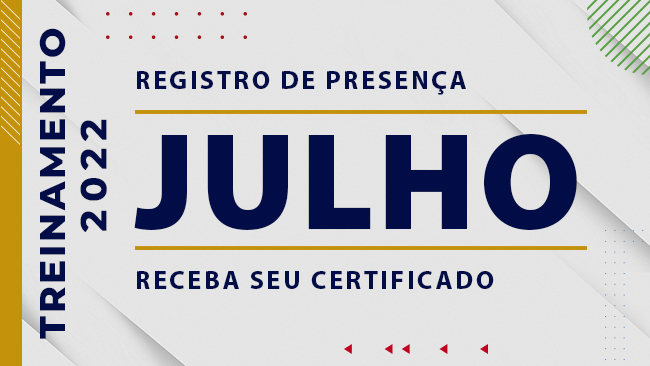 TREINAMENTO - JULHO/2022