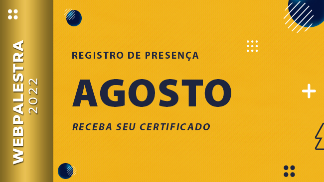 WEBPALESTRA - AGOSTO/2022