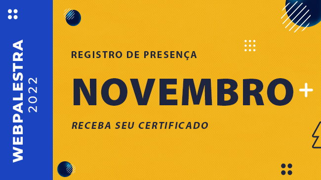 WEBPALESTRA - NOVEMBRO/2022