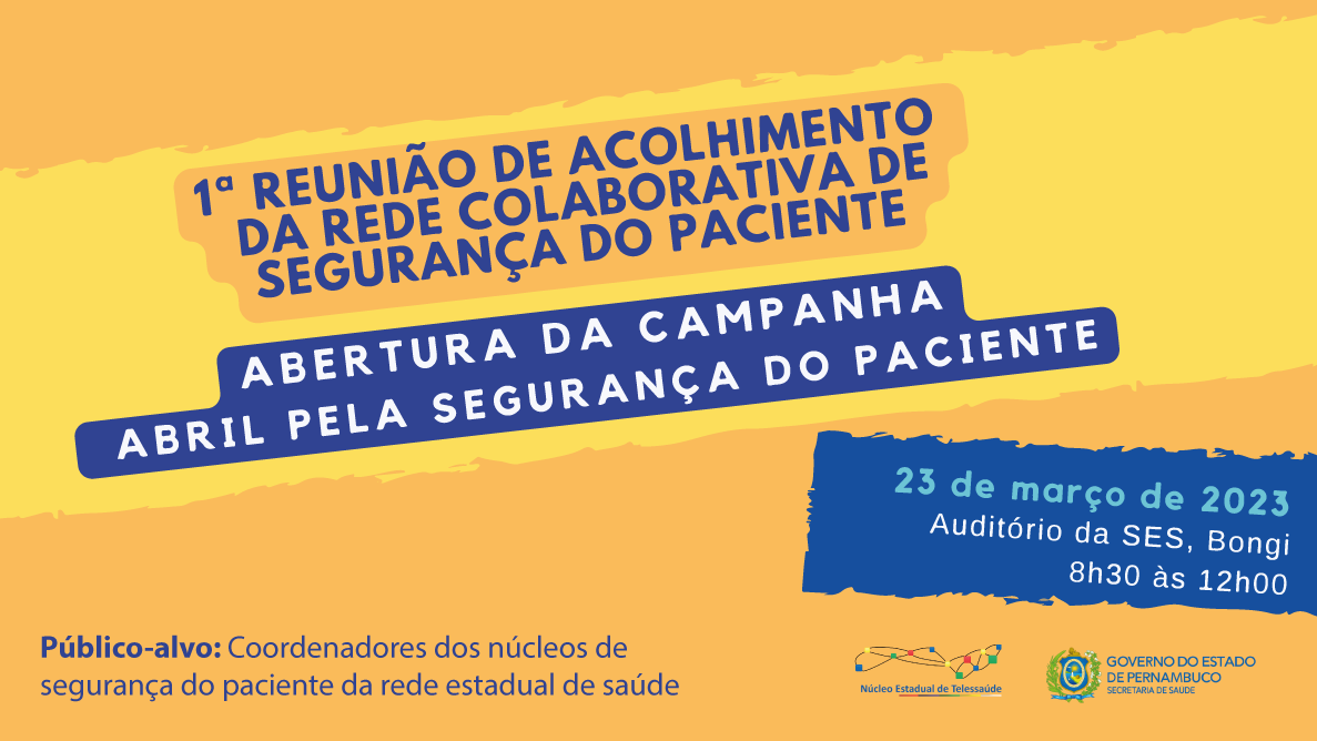 ABRIL PELA SEGURANÇA DO PACIENTE